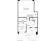 Detailed floor plan showing a two-car garage and bedroom with bath on the ground floor at 1537 Stone Perch St, Las Vegas, NV 89138