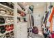 Spacious walk-in closet with custom shelving and ample storage at 1609 Hidden Spring Dr, Las Vegas, NV 89117