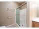 Bathroom featuring a glass enclosed shower, and tile flooring at 2708 Cheer Pheasant Ave, North Las Vegas, NV 89084