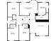 Upstairs floor plan showcasing bedroom, bathroom, and walk-in closet layouts at 2812 Via Avanti St, Henderson, NV 89074