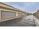 A row of garages located near the homes at 2878 Via Firenze, Henderson, NV 89044