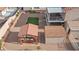 Backyard retreat with a gazebo, shed, and low-maintenance desert landscaping at 3008 Soledad Dr, Laughlin, NV 89029
