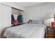 Comfortable bedroom features a closet, neutral colors, and a plush bed at 3008 Soledad Dr, Laughlin, NV 89029
