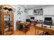 Office space with custom Golden Knights decor, multiple work stations, and display case at 3008 Soledad Dr, Laughlin, NV 89029