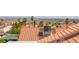 Tile rooftop with air conditioning unit on top of the property overlooking the Las Vegas Valley at 3008 Soledad Dr, Laughlin, NV 89029
