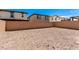 Spacious backyard with a privacy wall, offering a blank canvas for outdoor living at 330 Spring Dove Ave, Henderson, NV 89011