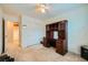 Bedroom featuring a desk and a closet at 3412 Crystal Tower St, Las Vegas, NV 89129