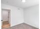 Modest bedroom with carpet flooring and neutral paint at 3459 One Nation Ave, Las Vegas, NV 89121