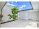 Private patio with desert landscaping, and a minimalist design at 3459 One Nation Ave, Las Vegas, NV 89121