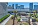 Exterior shot of spa area, landscaping, and a view of the city skyline at 4200 S Valley View Blvd # 2081, Las Vegas, NV 89103