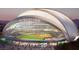 Rendering of new baseball stadium with glass roof at 4718 Nara Vista Way # 104, Las Vegas, NV 89103