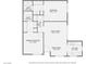Detailed floor plan showcasing the layout of the house, including room dimensions at 4718 Nara Vista Way # 104, Las Vegas, NV 89103