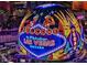 Las Vegas Sphere welcomes visitors with bright lights and graphics at night at 4718 Nara Vista Way # 104, Las Vegas, NV 89103