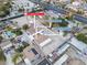 Aerial view of the property highlighting its location, casitas, proximity to amenities, and overall layout at 4805 Jay Ave, Las Vegas, NV 89130