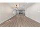 Open living space with fireplace and new flooring at 4805 Jay Ave, Las Vegas, NV 89130