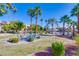 Common area featuring landscaping and seating area at 5185 Indian River Dr # 223, Las Vegas, NV 89103