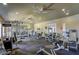 Community gym featuring a variety of weight machines and fitness equipment at 5185 Indian River Dr # 223, Las Vegas, NV 89103