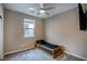 Modern bedroom design features a single bed and minimalist decor at 541 Tokopah Falls St, Las Vegas, NV 89138