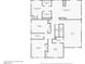 Detailed floor plan showcases bedroom sizes, closet locations, and bathroom layouts at 7095 Mountain Den Ave, Las Vegas, NV 89179