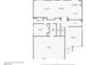 Detailed floor plan showcasing kitchen, living room, garage and bedroom sizes and layout at 7095 Mountain Den Ave, Las Vegas, NV 89179