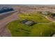 Community tennis courts nestled in green space with walking paths and views of nearby homes at 832 Canonbury St, Henderson, NV 89011
