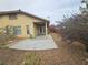 Backyard featuring a covered patio and minimal landscaping at 9462 Alhambra Valley St, Las Vegas, NV 89178