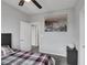 This bedroom is serene and cozy, showcasing carpet and gray walls with a minimalist aesthetic at 9876 Heather Moore Ave, Las Vegas, NV 89166