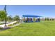 Community playground featuring modern equipment and a shaded area for children to play safely at 9876 Heather Moore Ave, Las Vegas, NV 89166