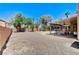 Open backyard with patio area and landscaping at , North Las Vegas, NV 89084
