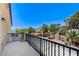 Balcony overlooking the backyard, providing an outdoor living space at , North Las Vegas, NV 89084