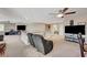 Expansive bonus room with comfortable seating and multiple entertainment areas at , North Las Vegas, NV 89084