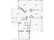 Detailed floor plan showcasing the layout of the first floor with the primary bedroom, garage, and bathroom at , North Las Vegas, NV 89084