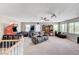 Upstairs game and living room area with multiple game consoles and comfortable seating at , North Las Vegas, NV 89084