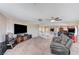 Spacious upstairs living room area with ample seating, media center and game console at , North Las Vegas, NV 89084