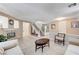 Large living room with tile flooring, fireplace, and a staircase to the second floor at , North Las Vegas, NV 89084