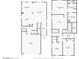 Detailed floor plan showcasing layout of the house, including room dimensions and overall design at 1017 Pebble Lake St, Henderson, NV 89011