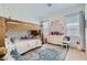 Charming bedroom with bunk beds, rainbow decor, and ample natural light at 11912 Skyline Arch Ct, Las Vegas, NV 89138