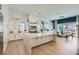 Modern kitchen featuring a large island, stainless steel appliances, and ample cabinet space at 11912 Skyline Arch Ct, Las Vegas, NV 89138