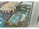 Upscale resort with multiple pools, a bar, and a city view in an urban setting at 135 E Harmon Ave # 3816, Las Vegas, NV 89109