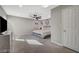 Spacious bedroom with a ceiling fan and neutral colors for a relaxing ambiance at 2451 N Rainbow Blvd # 2076, Las Vegas, NV 89108