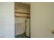 Exterior storage space showcasing storage with shelves and water heater at 3550 Bay Sands Dr # 3006, Laughlin, NV 89029