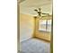 Bedroom with neutral carpet and ceiling fan at 3729 La Junta Dr, Las Vegas, NV 89120