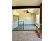 Second floor living room with brick fireplace and views into adjoining rooms at 3729 La Junta Dr, Las Vegas, NV 89120