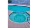 Inviting pool and spa with a concrete deck, perfect for relaxation and outdoor enjoyment at 3729 La Junta Dr, Las Vegas, NV 89120