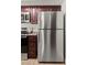 Kitchen with stainless steel appliances, including a refrigerator, stove and microwave at 3936 Applecrest St, Las Vegas, NV 89108