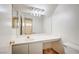Bright bathroom featuring a full vanity and tile floors at 420 Clifton Heights Dr, Las Vegas, NV 89145