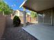 Relaxing covered patio featuring a low-maintenance yard at 4749 Golden Shimmer Ave, Las Vegas, NV 89139