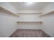 Walk-in closet with ample storage space and carpeting at 6403 Ava Ridge Ave, Las Vegas, NV 89141