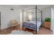 Serene bedroom featuring modern bed frame, and ample natural light at 768 Lawrence Dr, Henderson, NV 89015