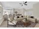 Comfortable living space seamlessly connecting to dining area and kitchen at 8513 Festival Dr, Las Vegas, NV 89134